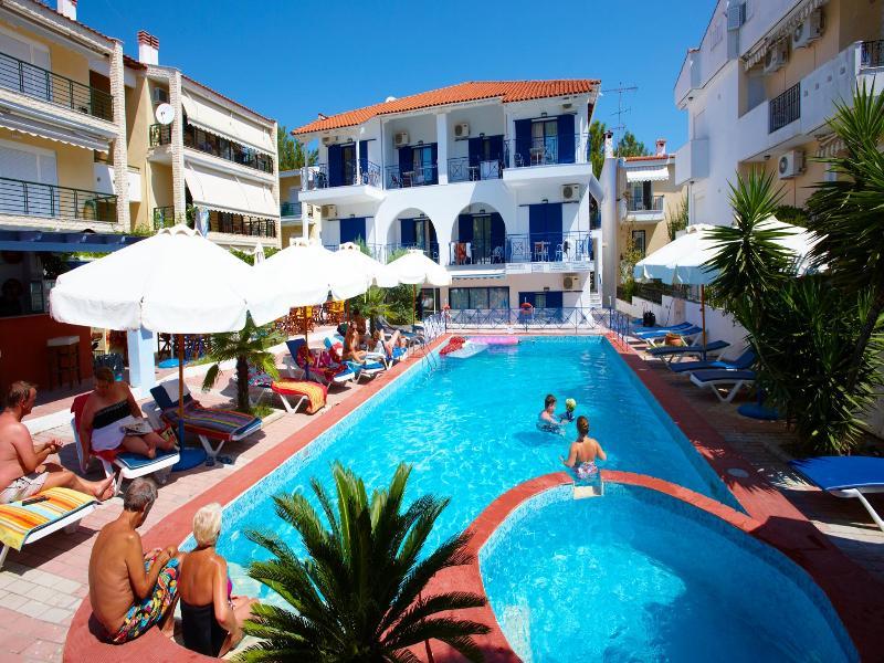 Makedonia Sky Hotel Hanioti Exterior foto
